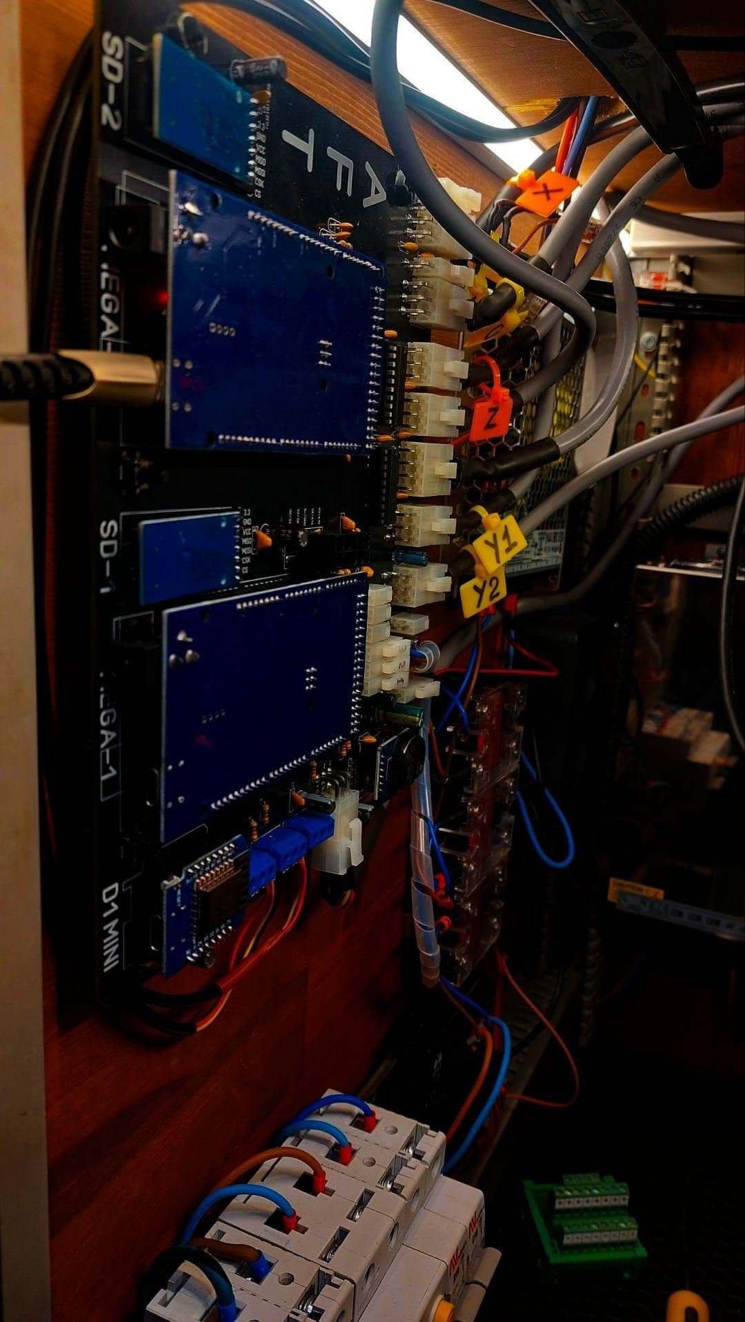Плата управления Arduino Mega 2560 и ESP32 — мозг станка для нарезки щелевых фильтров